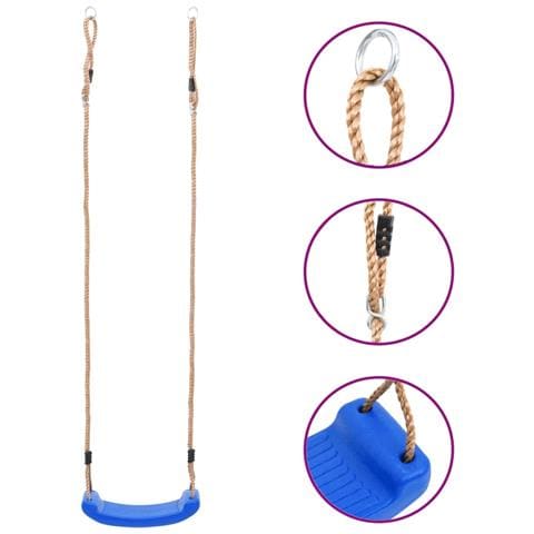 Seggiolino per Altalena per Bambini Blu - Foto 1