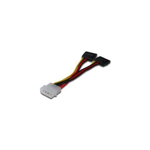 Cavo Alimentazione Sdoppiatore 5,25" Molex Maschio - 2 X Sata Cm. 15 - Foto 1