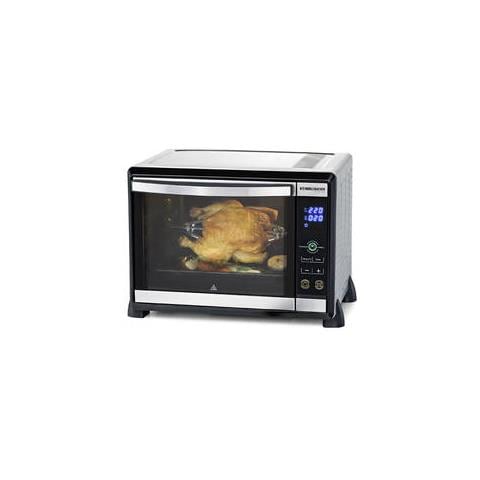 BGE 1580/E fornetto con tostapane 30 L 1580 W Nero, Acciaio inox Grill - Foto 1