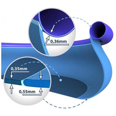 Piscina Gonfiabile Con Pompa 28142gn Easy 396 X 84 Cm Blu - Foto 2