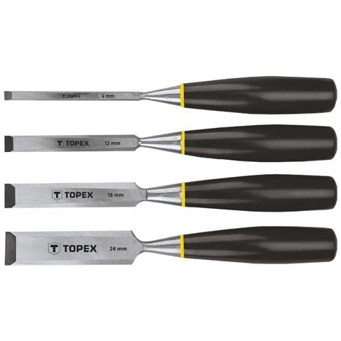 Set Di Scalpelli Per Legno Con Punta 6-12-18-24mm - Foto 3