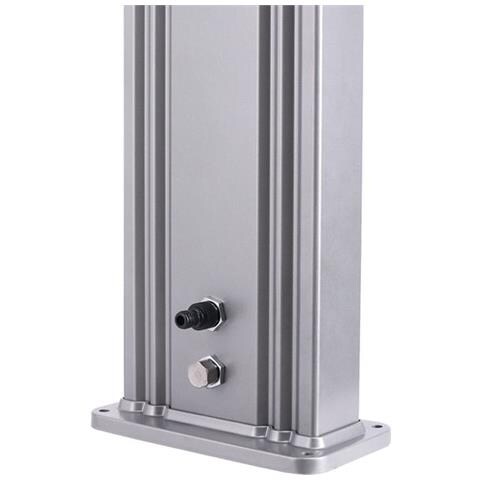 Ella Grigia Wood Doccia Solare In Alluminio Con Lavapiedi Da 40 Litri Grigio Fascia Legno - Foto 2