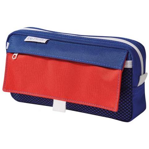 50022021 Astuccio Per Matita Astuccio Portamatite Poliestere Blu, Rosso - Foto 1