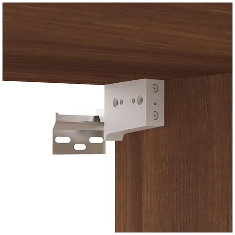 Mobile Tv Rovere Marrone 80x30x30 Cm In Legno Multistrato - Foto 9