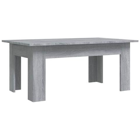 Tavolino Da Salotto Grigio Sonoma 100x60x42cm Legno Multistrato - Foto 1