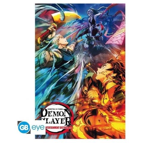 Demon Slayer Entertainment District Poster Key Art 2 - 91,5 X 61 Cm - - Foto 1