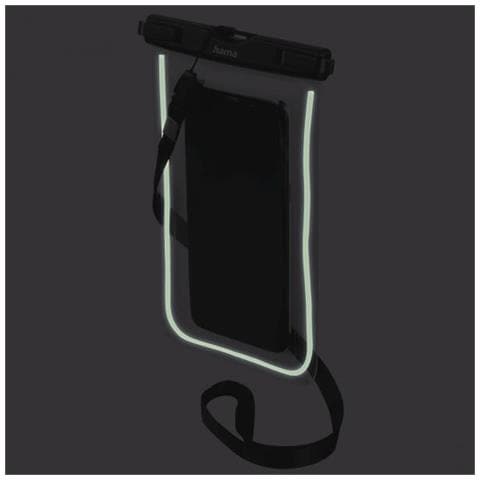 Finest Sports Custodia Per Cellulare 14 Cm (5.5"") Custodia A Sacchetto Nero, Trasparente - Foto 2