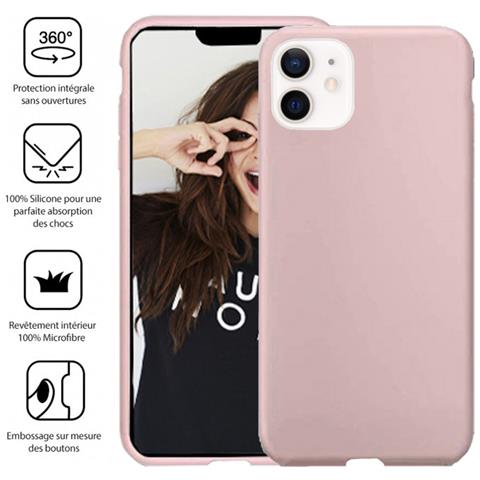 Cover Per Iphone 13 Pro Max Premium Silicone Microfibra, Rosa - Foto 2