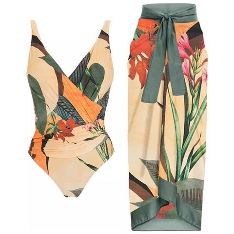 Costume Da Bagno Per Donna Pethuel Set Di Bikini A 2 Pezzi Yy-0512-241 Verde - Foto 1