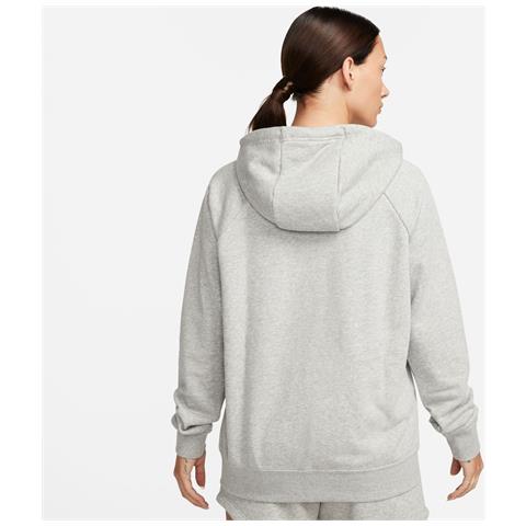 Felpa Con Cappuccio Full Zip Cw6955-063 Donna Taglia Xl Colore Grigio - Foto 2