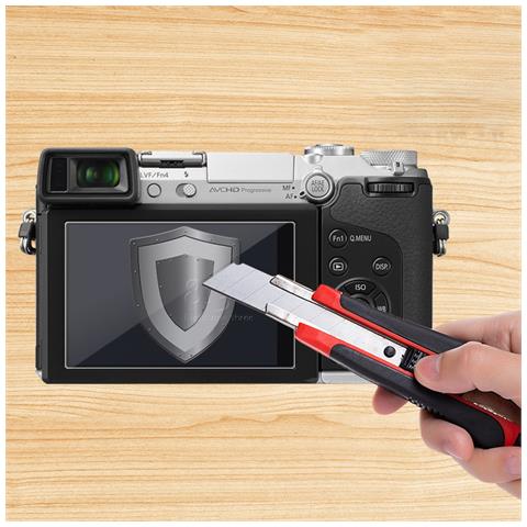 Pellicola Protettiva Per Schermo Panasonic Gx7 (confezione Da 2) - 0,26 Mm, Vetro Silicato Di Alluminio - Foto 2