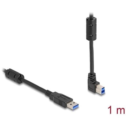 81104 - Usb 3.0 Kabel A Stecker Auf B Stecker 90° Oben 1 M - Kabel - Digital /daten (81104) - Foto 1