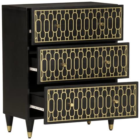 Lusso Casadino - Credenza 60x33x75 Cm In Legno Massello Di Mango - Foto 1