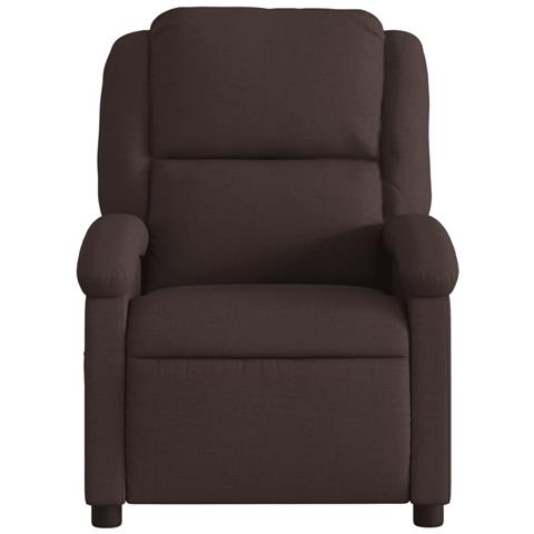 Poltrona Elettrica Reclinabile Marrone Scuro in Tessuto - Foto 9