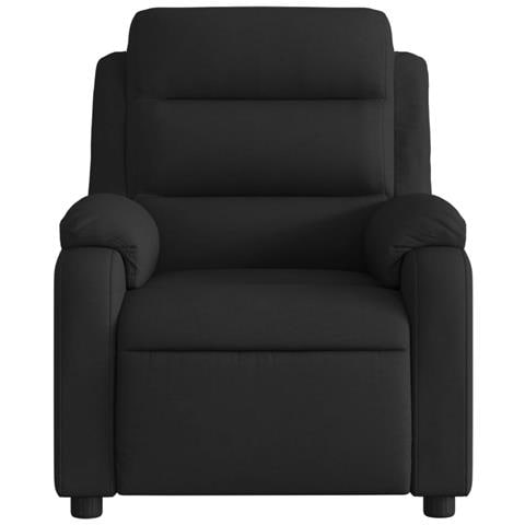 Poltrona Massaggiante Reclinabile Elettrica Nera in Tessuto - Foto 9