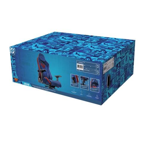GXT 721SM Ruya Pro Sedia per gaming universale Seduta imbottita Blu, Rosso - Foto 2