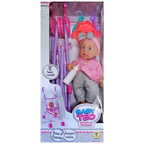 Set Bebe' Con Passeggino E Accessori - Foto 1