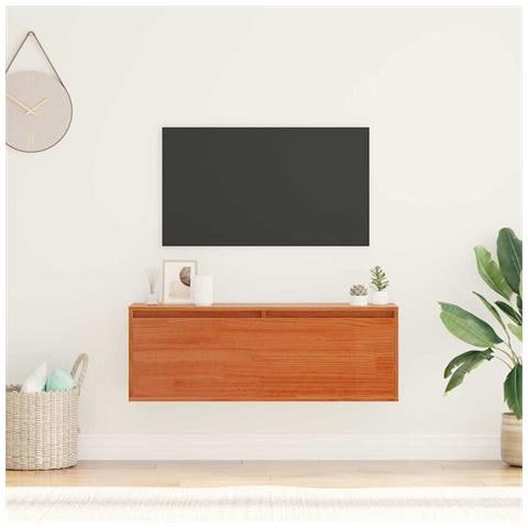Armadietto a muro con porta Cera marrone 100 x 30 x 35 cm - Foto 2