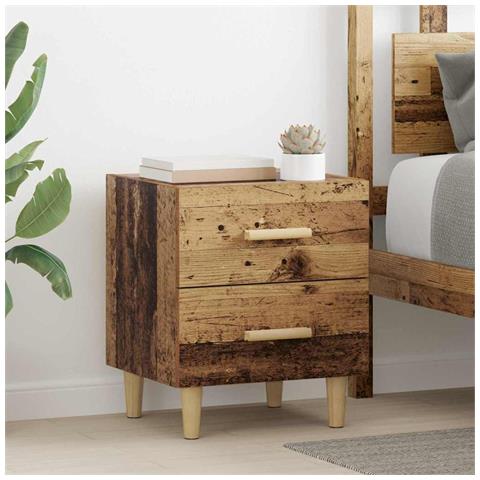 Armadietto per letto Legno vecchio 40 x 35 x 47,5 cm - Foto 2