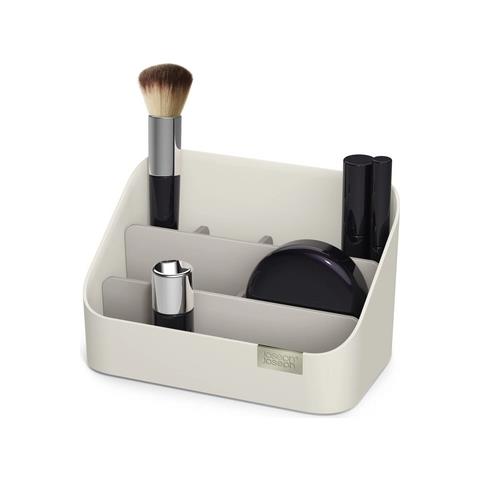 Viva Organizer Cosmetici A Gradini Scomparti Regolabili Design Compatto 18 X 10.7 X 11 Cm Colore Shell Ideale Per Trucco - Foto 1