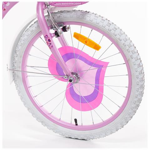 Sch Pink Love 20"" - Bicicletta Per Bambine (6-10 Anni), Ruote 20"", Telaio Acciaio, Con Accessori - Colore Rosa - Foto 2