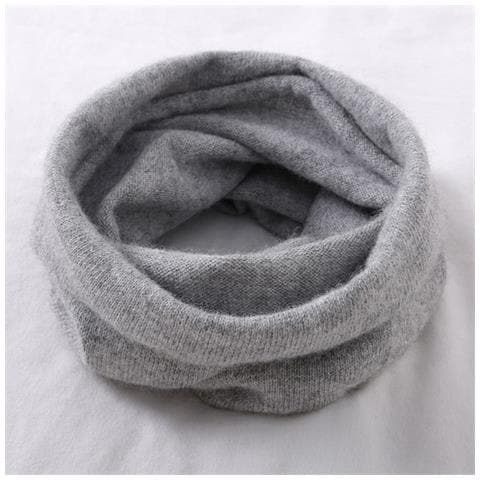 Scaldacollo Da Ciclismo In Cashmere Per Autunno E Inverno, Scaldacollo Unisex Per Climi Freddi Grey - Foto 2