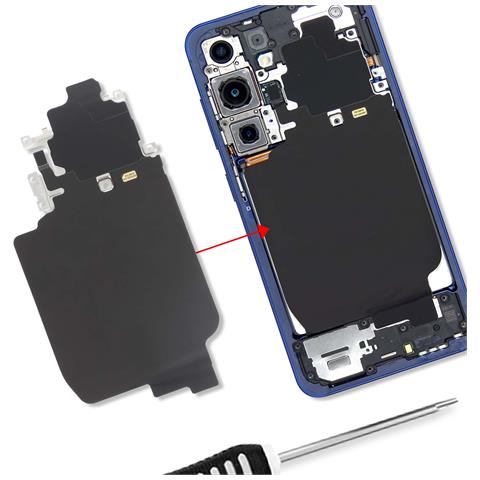 Antenne Nfc E Rete Originale Per Galaxy S25 Connettività Nfc Ricezione 5g, Nero - Foto 2