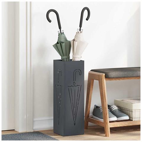 Supporto per Ombrellone Antracite 15.5 x 15.5 x 49 cm Metallo - Foto 2