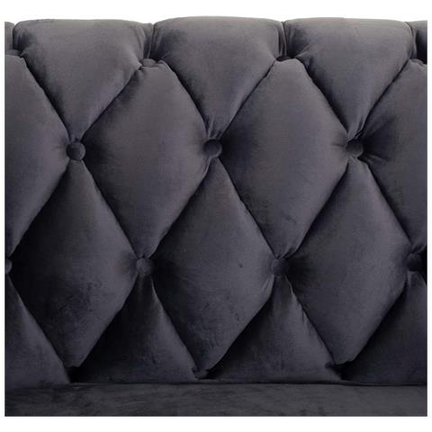 Poltrona Imbottita Grigia 104x72x75h - Foto 8