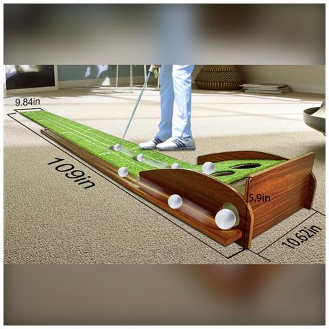 Tappetino Da Golf Pieghevole Con Ritorno Automatico Della Palla - Aiuto Per L'allenamento Indoor - Foto 5