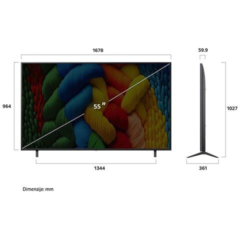 NanoCell AI NANO80 55NANO80A3B TV 139,7 cm (55") 4K Ultra HD Smart TV Wi-Fi Nero - Foto 4