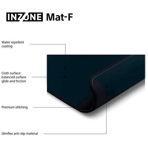 NZONE Mat-F Tappetino per mouse per gioco da computer Nero - Foto 11