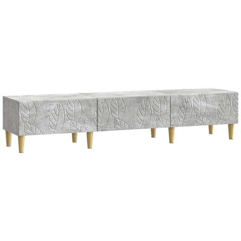 Mobile TV 147 x 34,5 x 30 cm Grigio Cemento - Foto 1