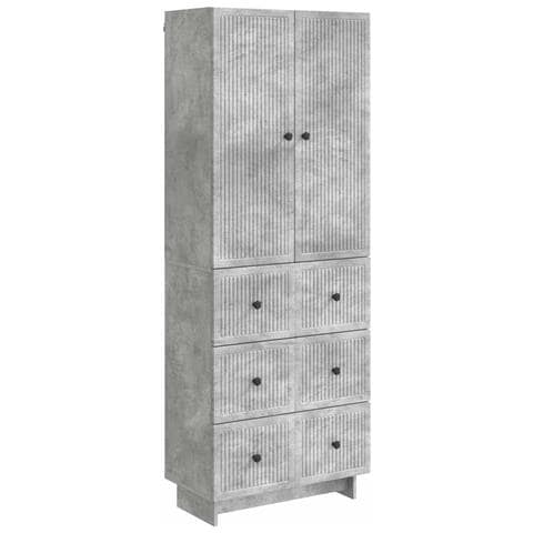 Set di armadi 2 pcs Grigio Cemento 66 x 34,5 x 90 cm - Foto 1