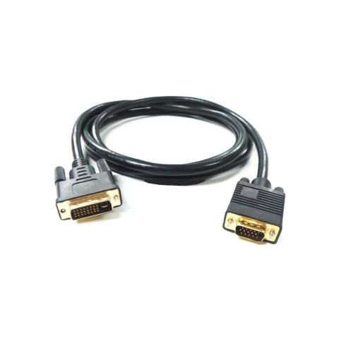 Cavo Monitor Connettori Dvi 24+5 Maschio / Vga 15 Poli Maschio Mt. 1.80 - Foto 3