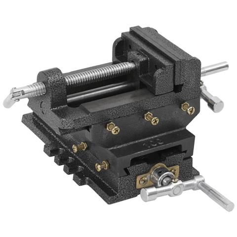 Morsa Manuale con Slitta Trasversale per Trapano a Colonna 78mm - Foto 1