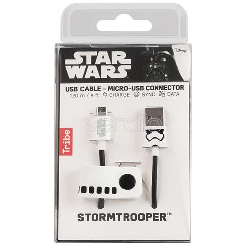 Star Wars - Stormtrooper - Micro USB Cables 1,2 Mt - Foto 3