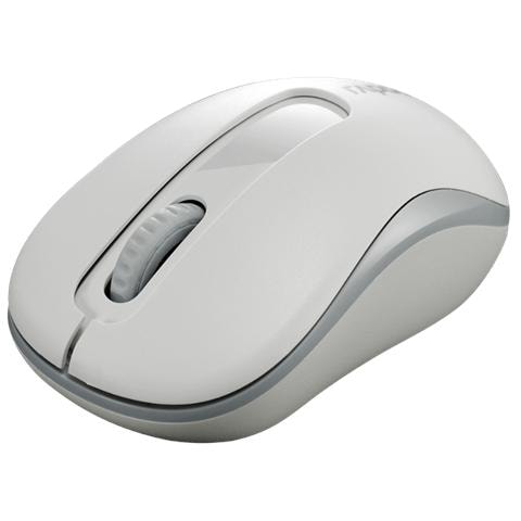 Mouse Wireless M10 Plus 1000 DPI Colore Bianco / Argento - Foto 1