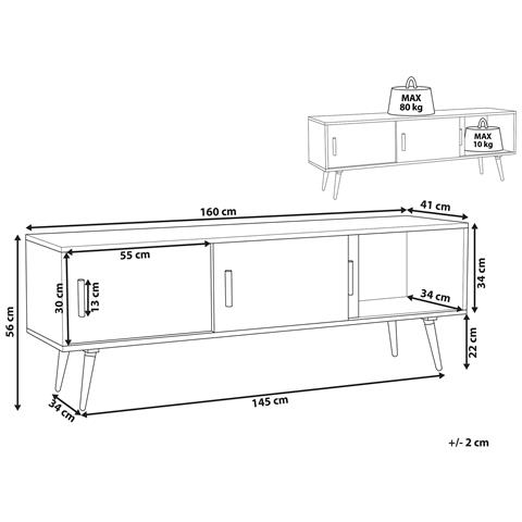 Mobile Tv Moderno Con Ante - Indiana - Foto 30