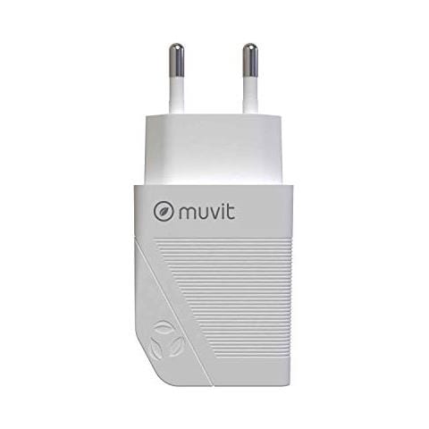 Muvit Per Il Cambiamento Trasformatore 2.4a Usb 12w Bianco - Foto 3