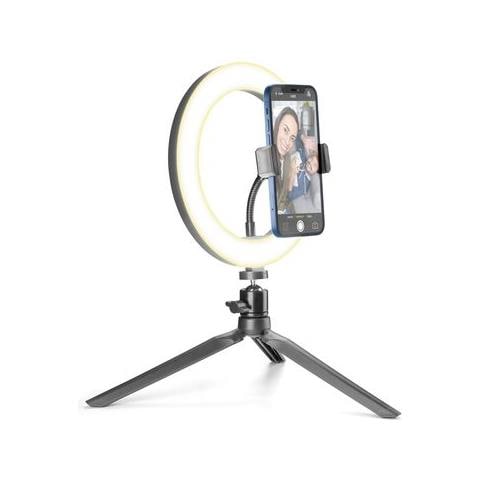 Cellularline Selfie Ring LED Nero - Foto 1
