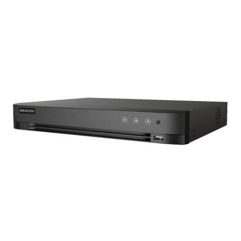 DVR 8CH TVI 3MP ACUSENSE 4CH DEEP LEARNING + 2CH IP 4MP - HDD 1TB VIDEO - iDS-7208HQHI-M1 / S - Foto 1