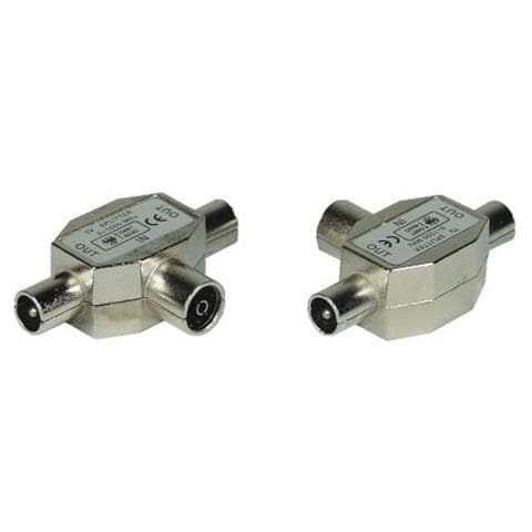 69914 2xCoax Coassiale Argento cavo di interfaccia e adattatore - Foto 1