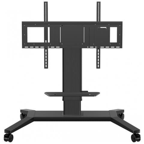 VB-STND-002 75" Portable flat panel floor stand Nero base da pavimento per tv a schermo piatto - Foto 1