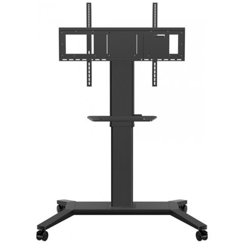 VB-STND-002 75" Portable flat panel floor stand Nero base da pavimento per tv a schermo piatto - Foto 12