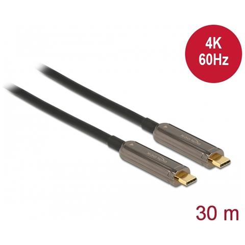 Cavo video ottico attivo USB-C 4K 60 Hz 30 m - Foto 1
