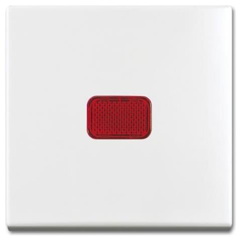 Busch-jaeger 1731-0-2006 Rosso, Bianco Placca Per Interruttori E Coperchio Per Presa - Foto 1