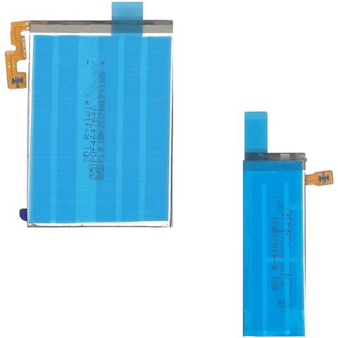 Set Batterie Litio Integrate Originale Eb-bf700+eb-bf701 Bulk Per Galaxy Z Flip F700 - Foto 2