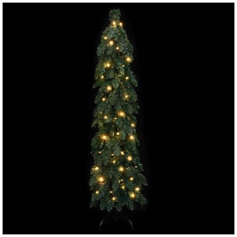 Albero Di Natale Artificiale Preilluminato Con 80 Led 150 Cm - Foto 2