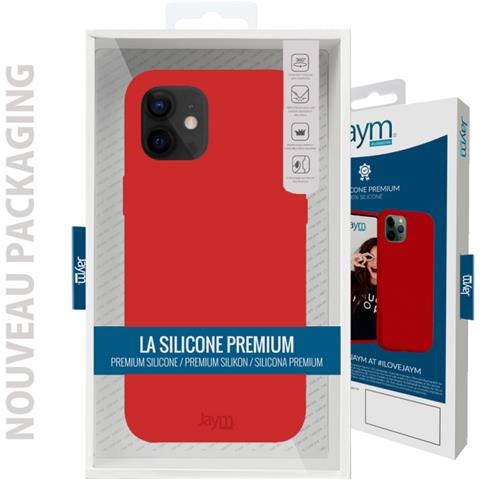 Cover Per Iphone 13 Pro Max Premium Silicone Microfibra, Rosso - Foto 2